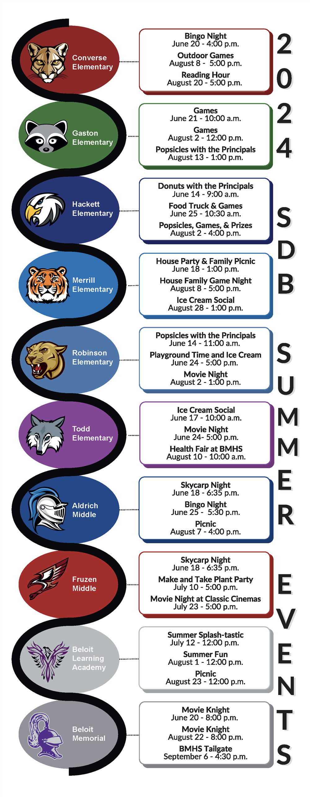 Summer Engagement Events